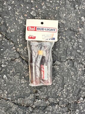 Bud Light Branded salt and pepper shaker
